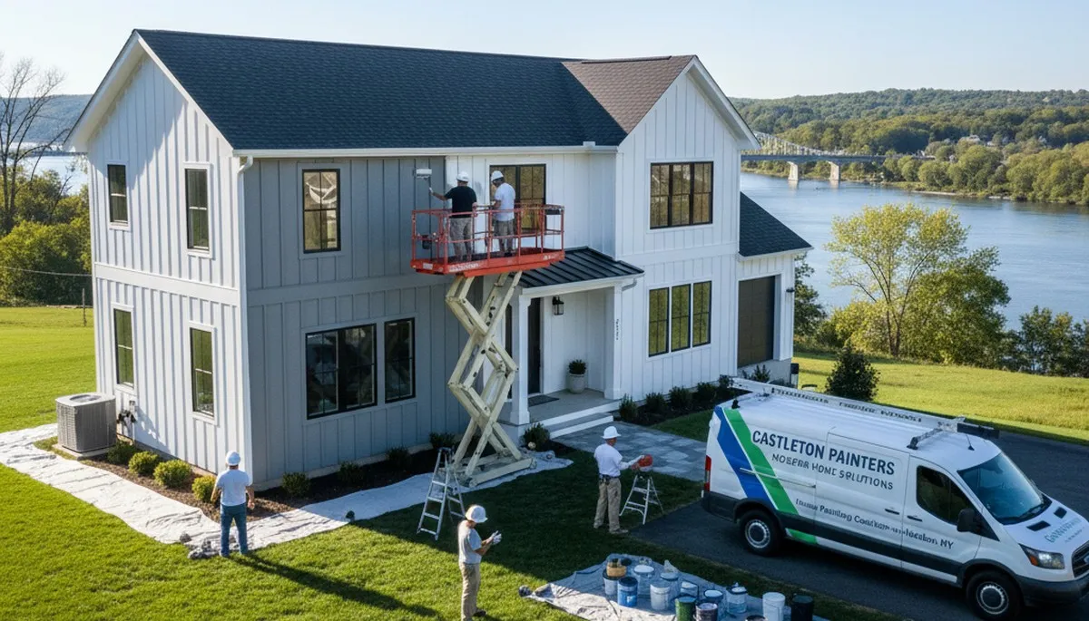 Professional house painting service in Albany, NY for interior and exterior homes