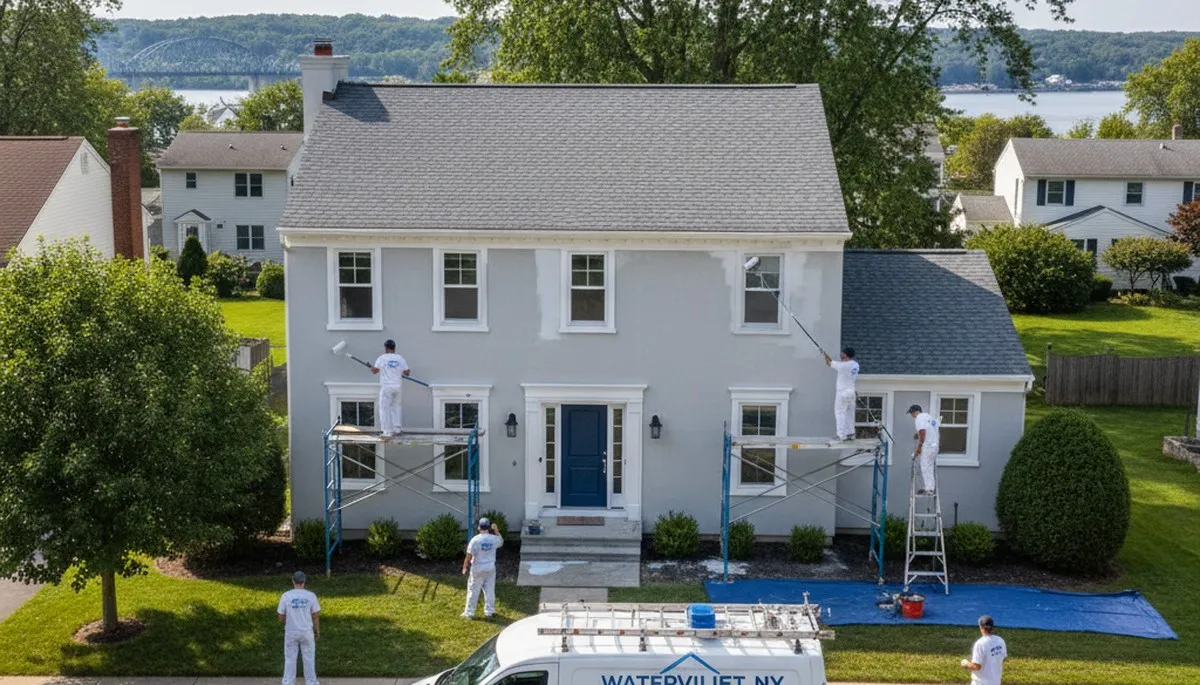 Professional house painting service in Albany, NY by Painting Contractors Albany NY